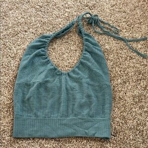 Urban Outfitters Teal Halter Top